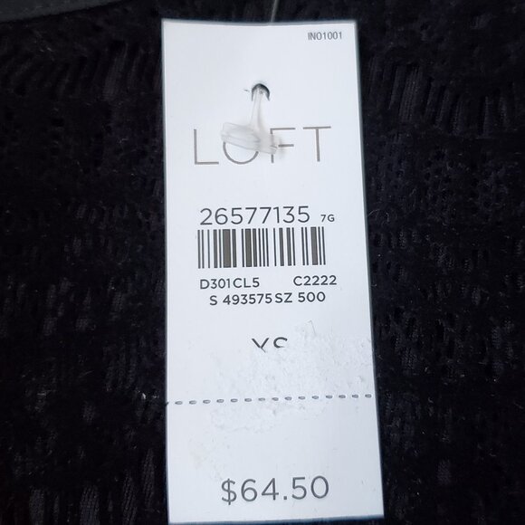 NWT Loft Velvet Lace/Cutout Dressy Sleeveless Top Size XS - Picture 8 of 11